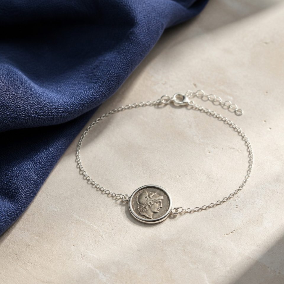 Bracelet chaîne et pièce